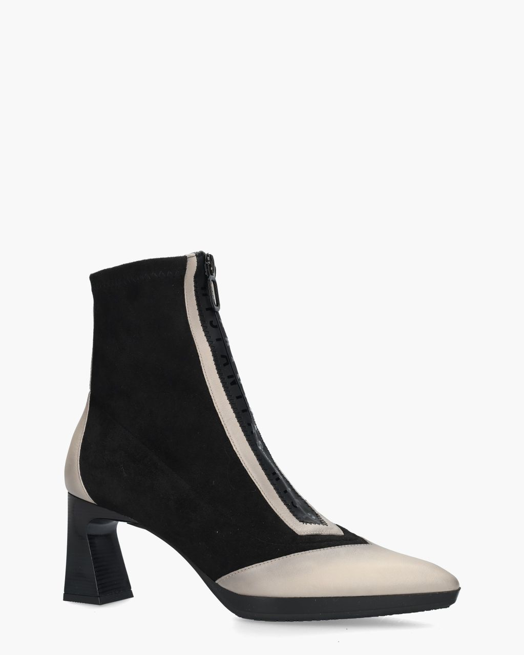 Hispanitas HI254186 Zwart/Wit Dames Enkelboots