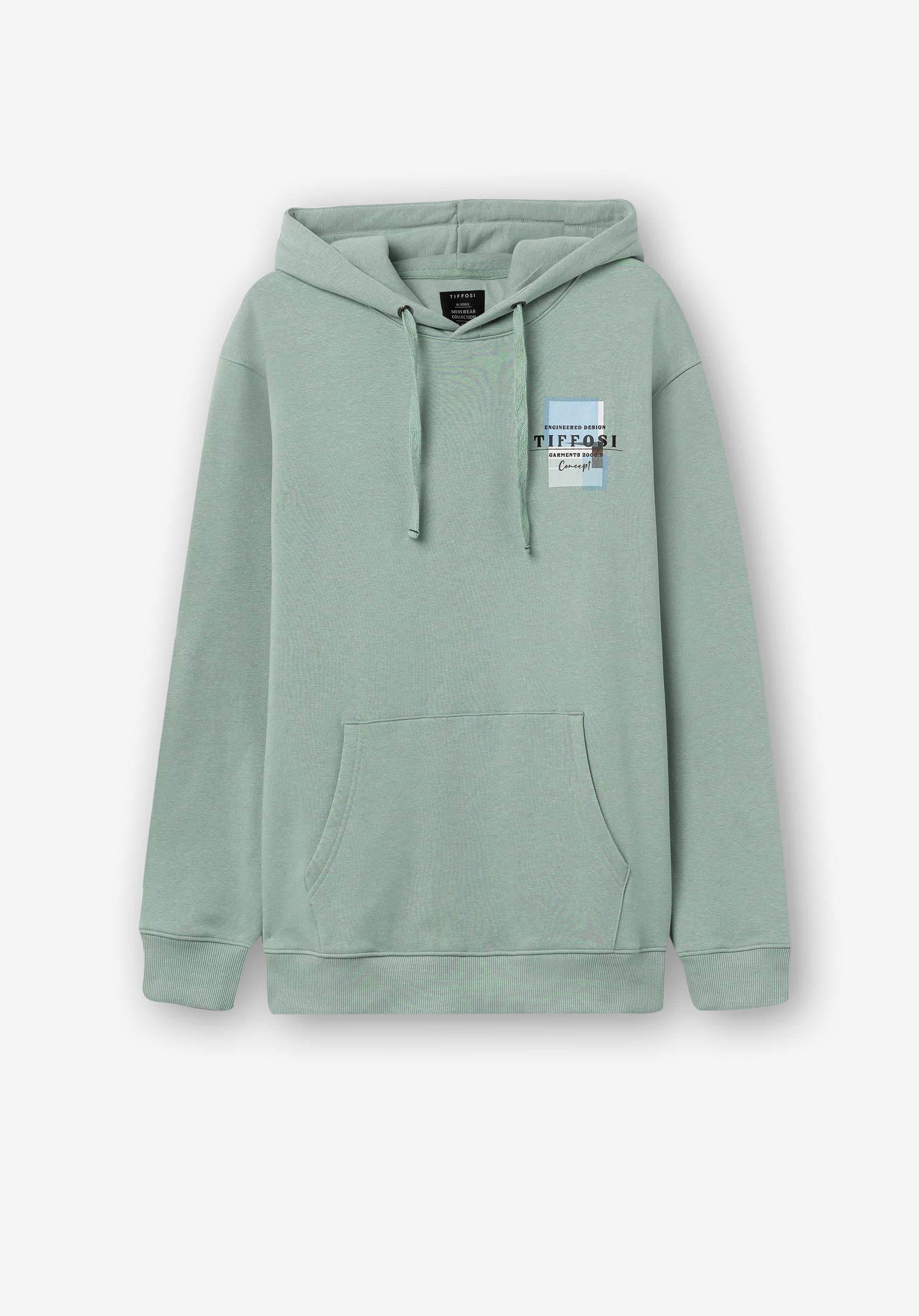 Hoodie com Estampado Frontal