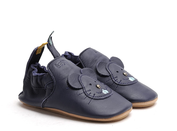 Bopy chaussons bebe dasouris bleu