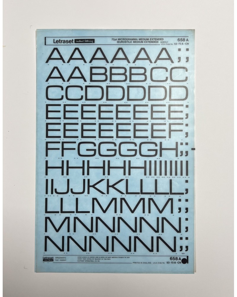 letraset-658A- MICROGRAMMA MEDIUM EXTENDED - 72pt