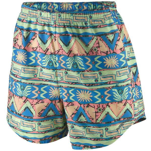 Short trail PATAGONIA W'S TRAILFARER SHORTS 4 1/2 HIGH HOPES GEO: SALAMANDER GREEN