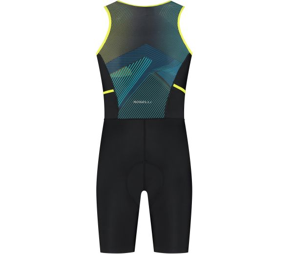 Rogelli Florida Triathlon Dragt, Blue/Fluor/Black