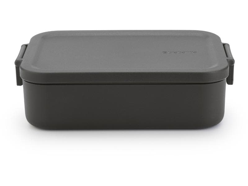 Brabantia Lunchbox Make & Take 1.1 l, Dunkelgrau Znünibox