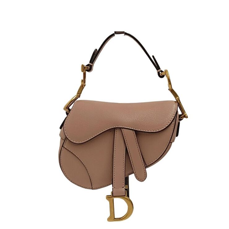 Dior Vintage Dior Saddle Bag Beige