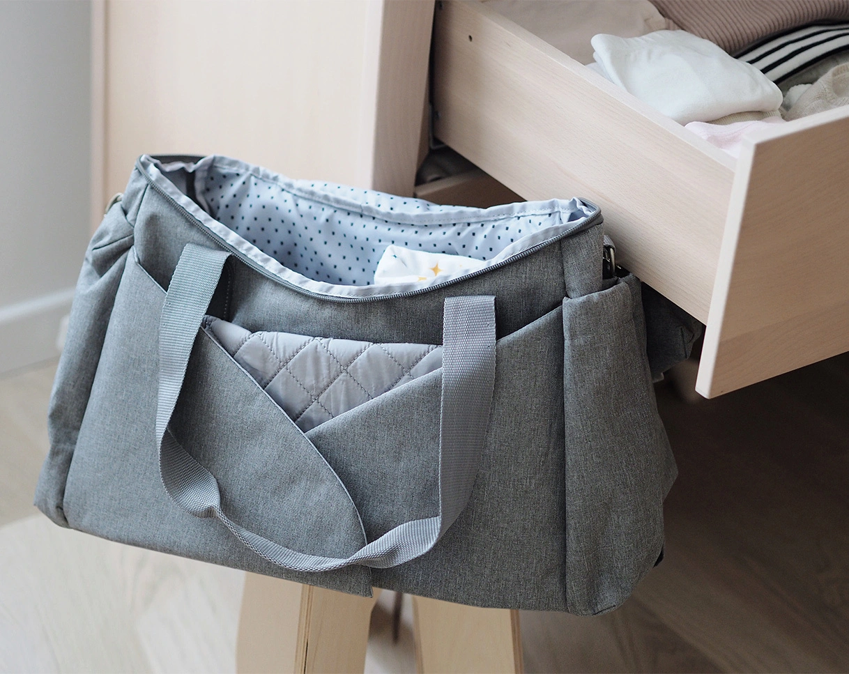 Wickeltasche SYDNEY II (53x29,5x19,5) in grey melange