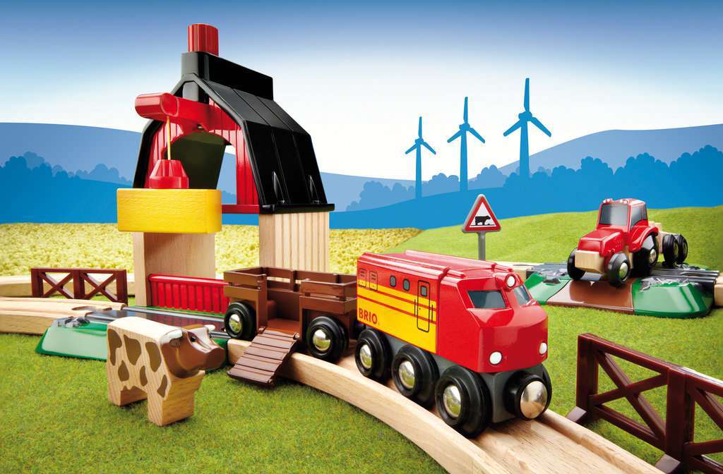 BRIO Spiel Bahn Bauernhof Set