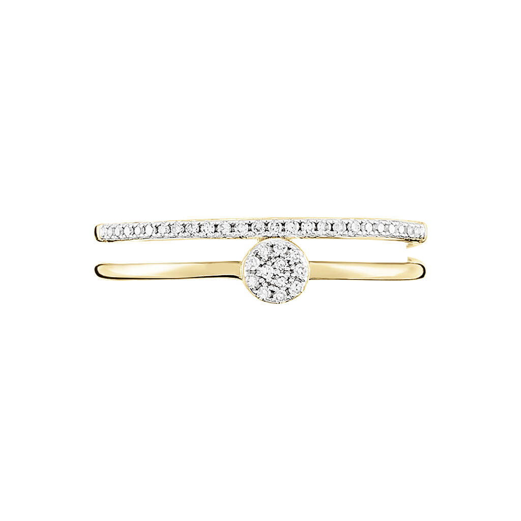 Bague Maellys Or Jaune Diamant