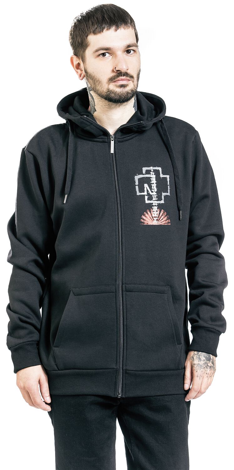 Sonne | Rammstein Sweat-shirt zippé à capuche