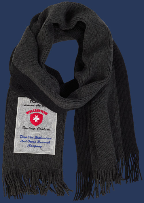 Promo Scarf Classicstrick, Anthracite/Black
