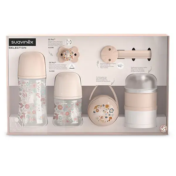 Suavinex, Wonderland, Welcome baby Set - Wonderland Rose