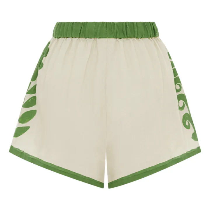 Soleil Soleil Short Abbey Vestige Lin | Blanc