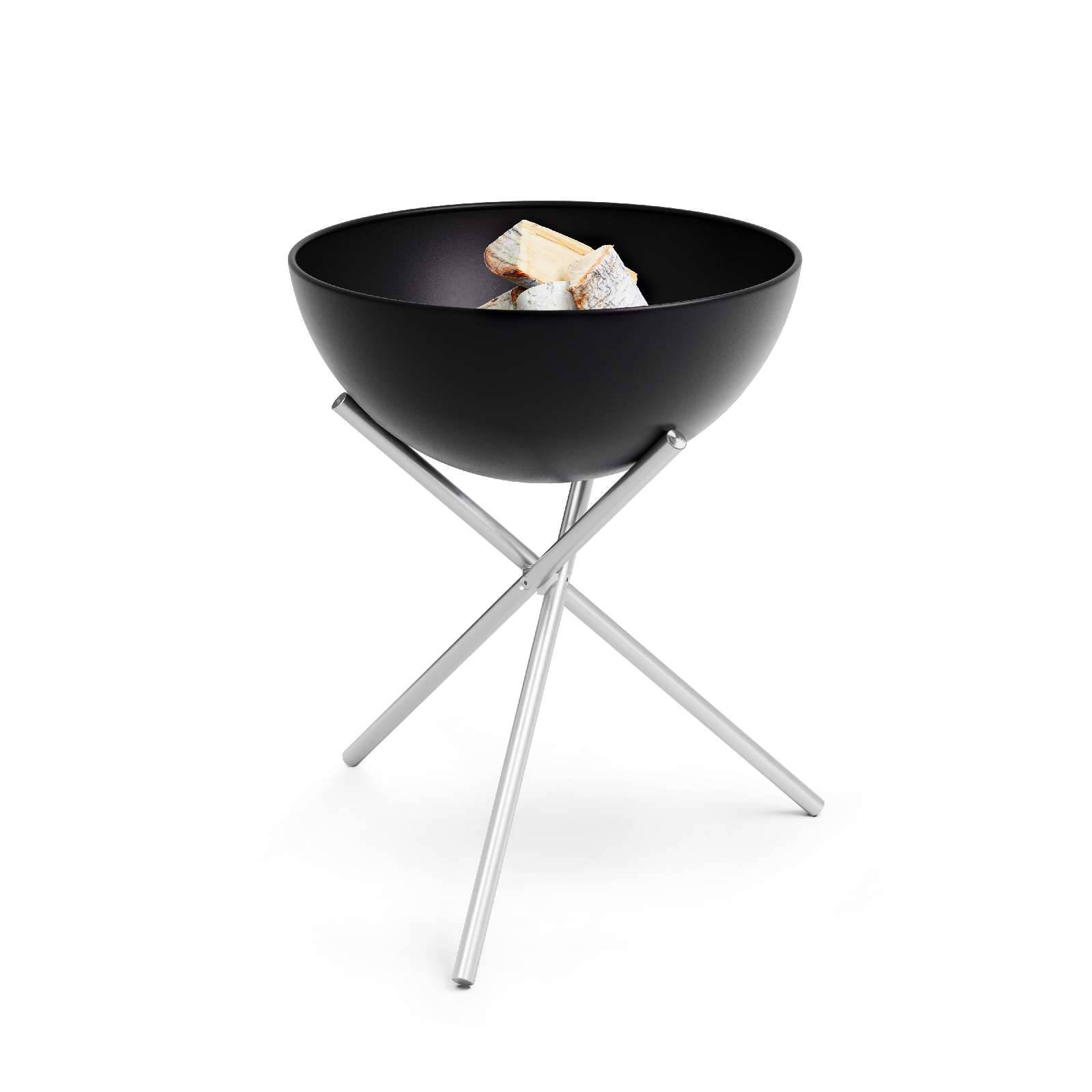 Höfats Bowl 57 vuurschaal met Standaard Hoog