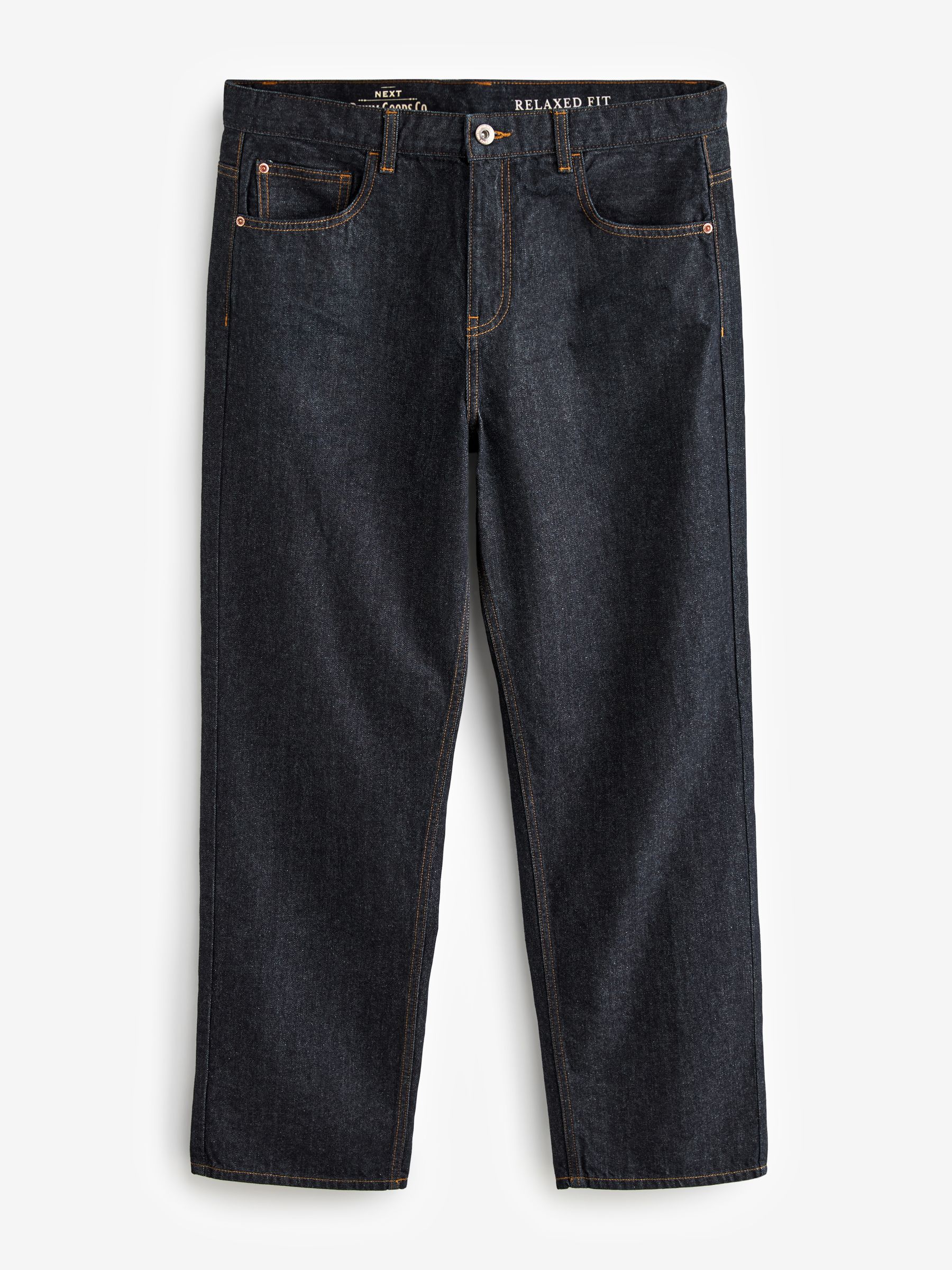 Donkerblauw - Relaxed fit - 100% katoenen authentic jeans