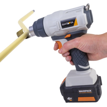 Batavia heteluchtpistool 18 volt incl. 3 mondstukken (zonder accu)