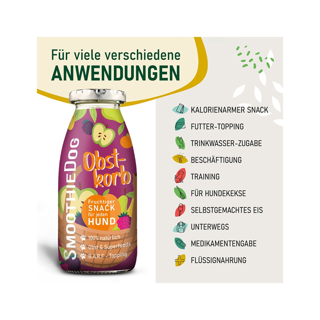 SmoothieDog Obstkorb 6x250 g