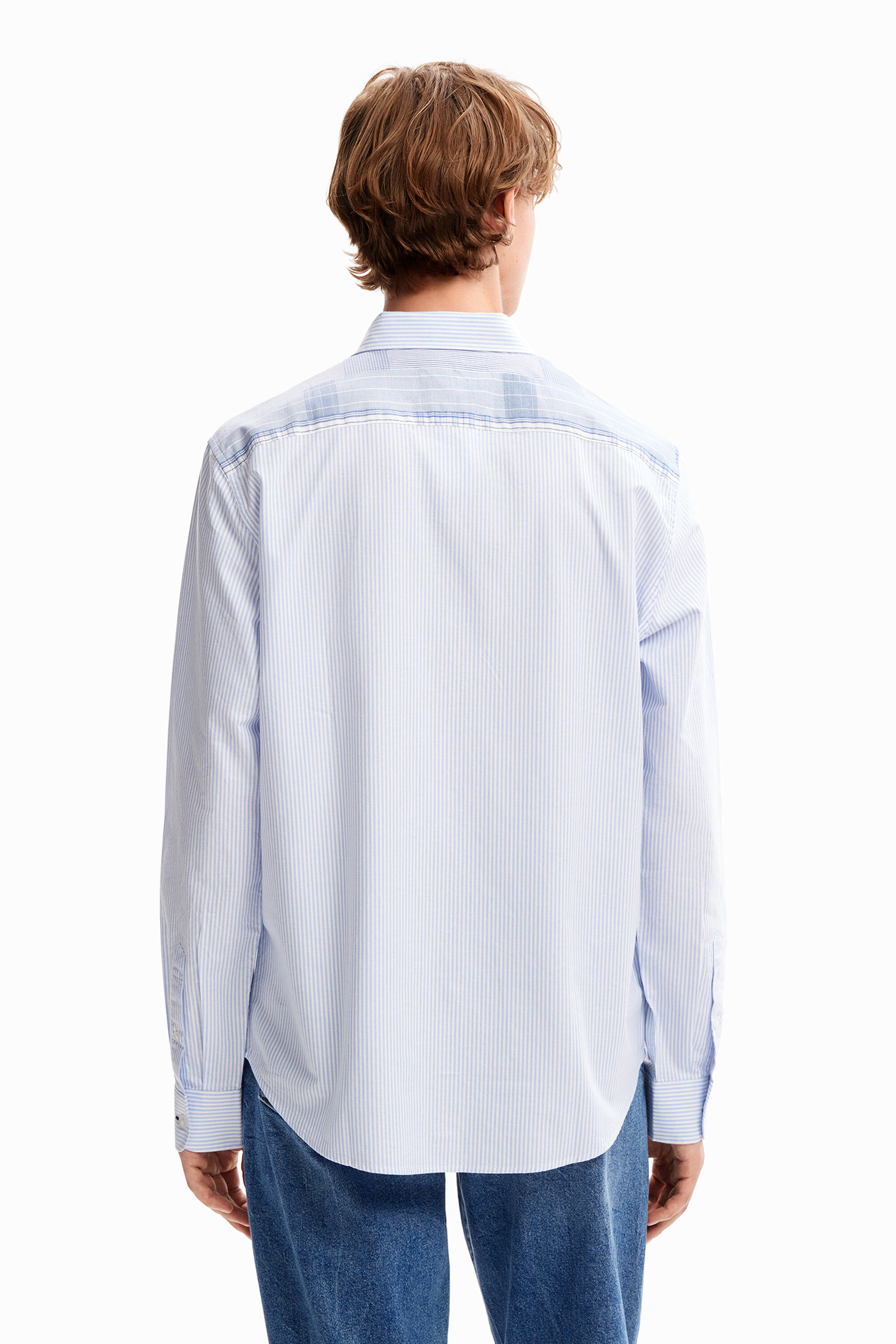 Chemise patchwork carreaux