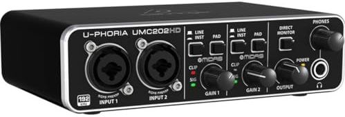 Behringer U-PHORIA audio-interface audio-interface 2-kanalen zwart