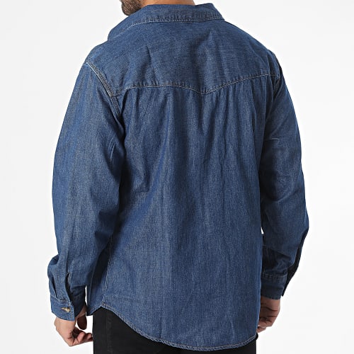 Chemise Jean Manches Longues A1919 Bleu Denim
