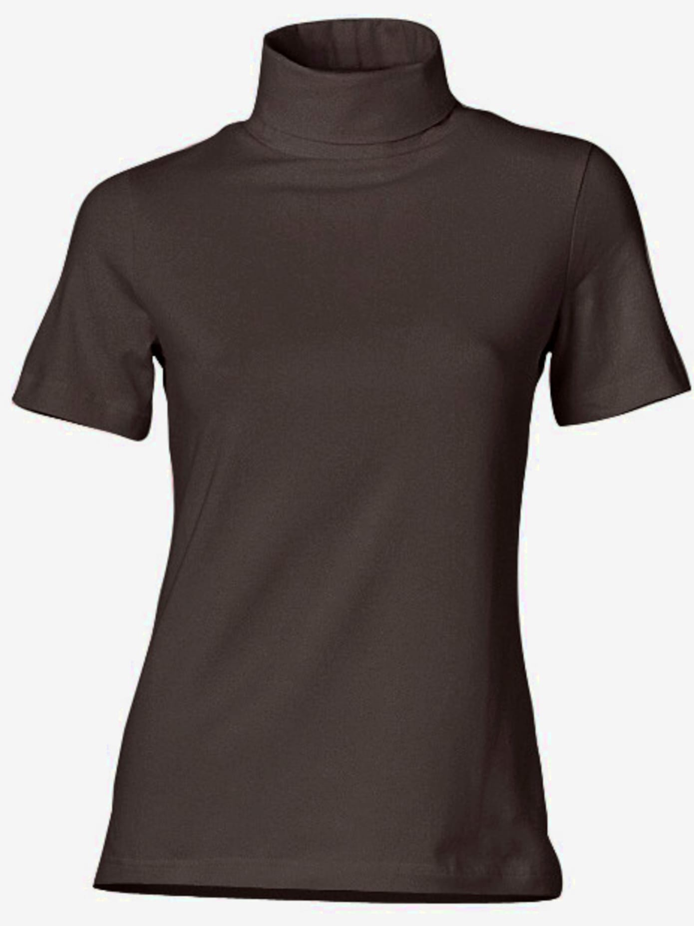 T-shirt col roulé basique facile à associer avec joli col roulé