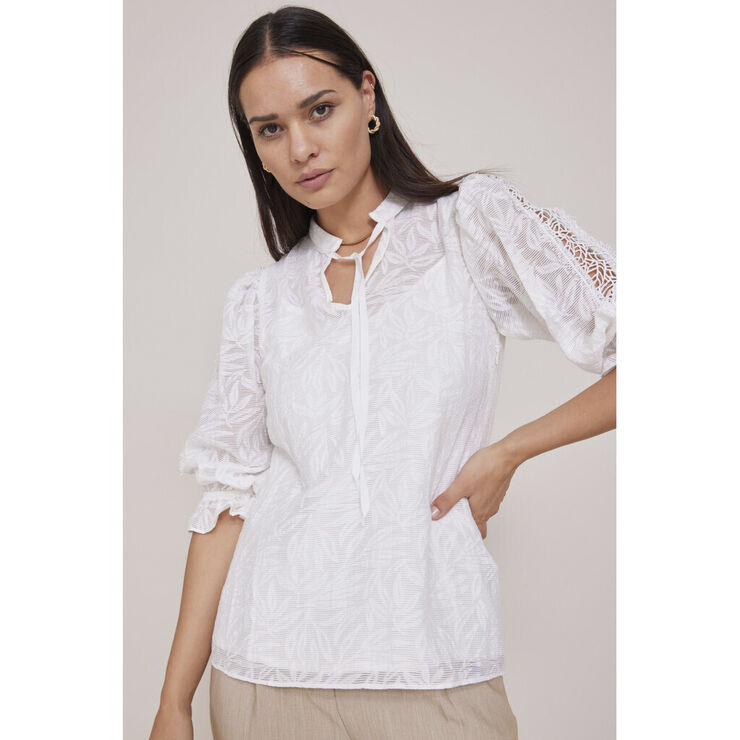 Bruuns Bazaar MacluraBBImiras blouse Snow white