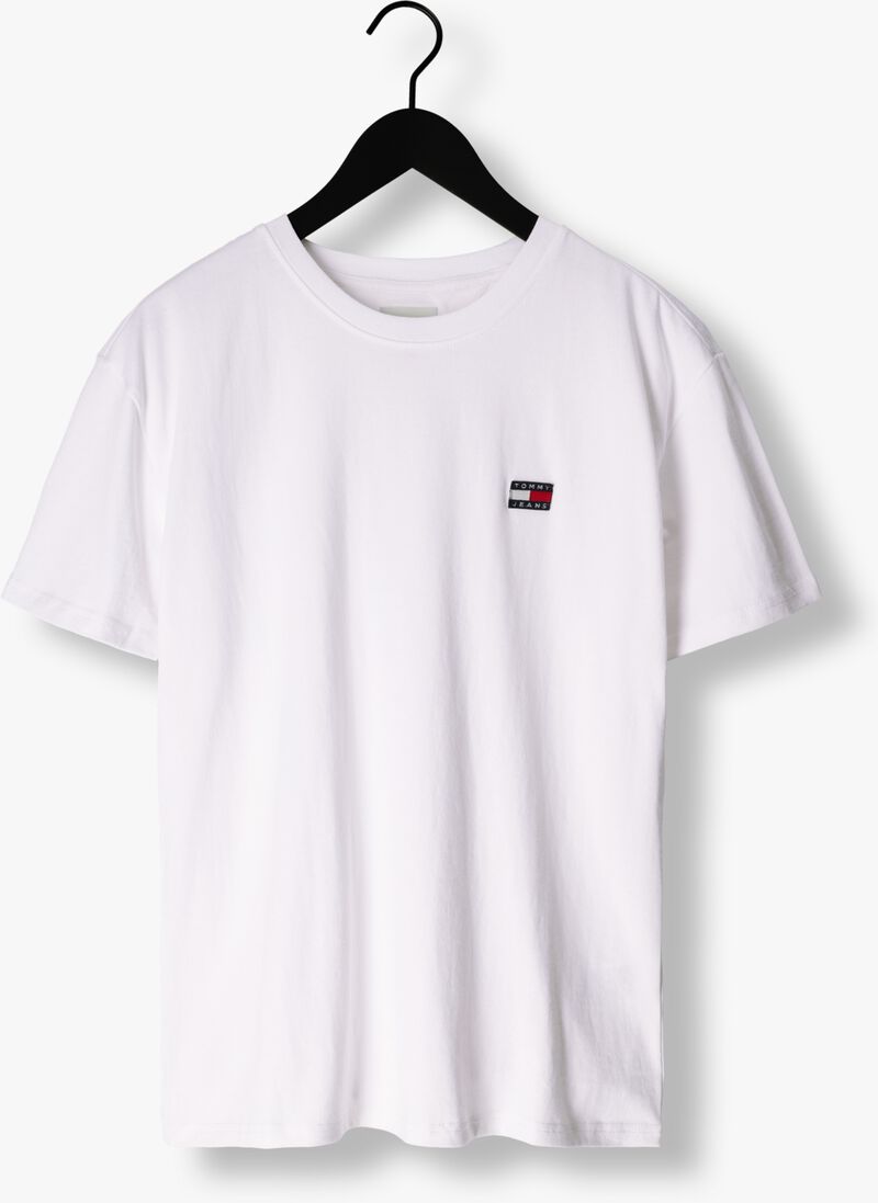 TOMMY JEANS witte tommy jeans t-shirt tjm clsc tommy xs badge tee