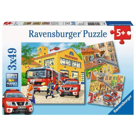 Ravensburger Puzzle Feuerwehreinsatz 3 x 49 Teile