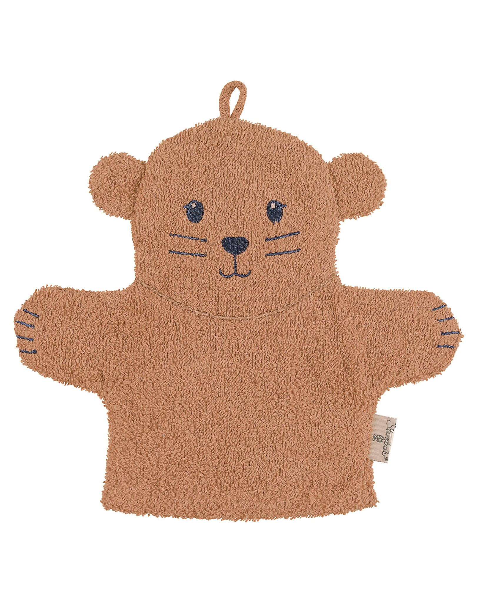Waschhandschuh OTTI OTTER (21x23) in braun