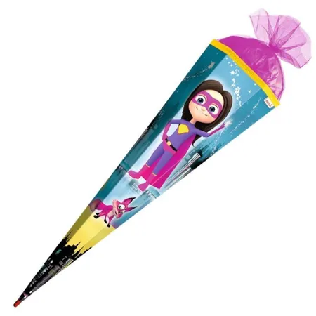 Roth Schultüte Superheldin, 6-eckig,85cm