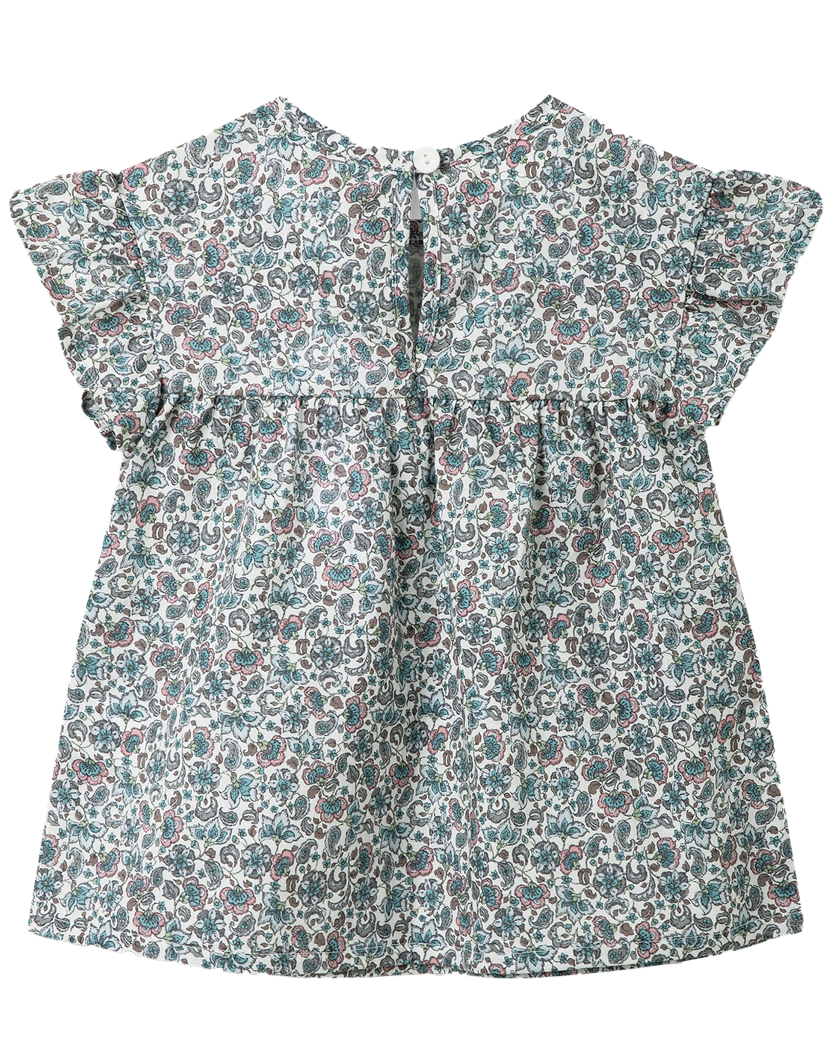 Kleid FLOWERS in bluebird