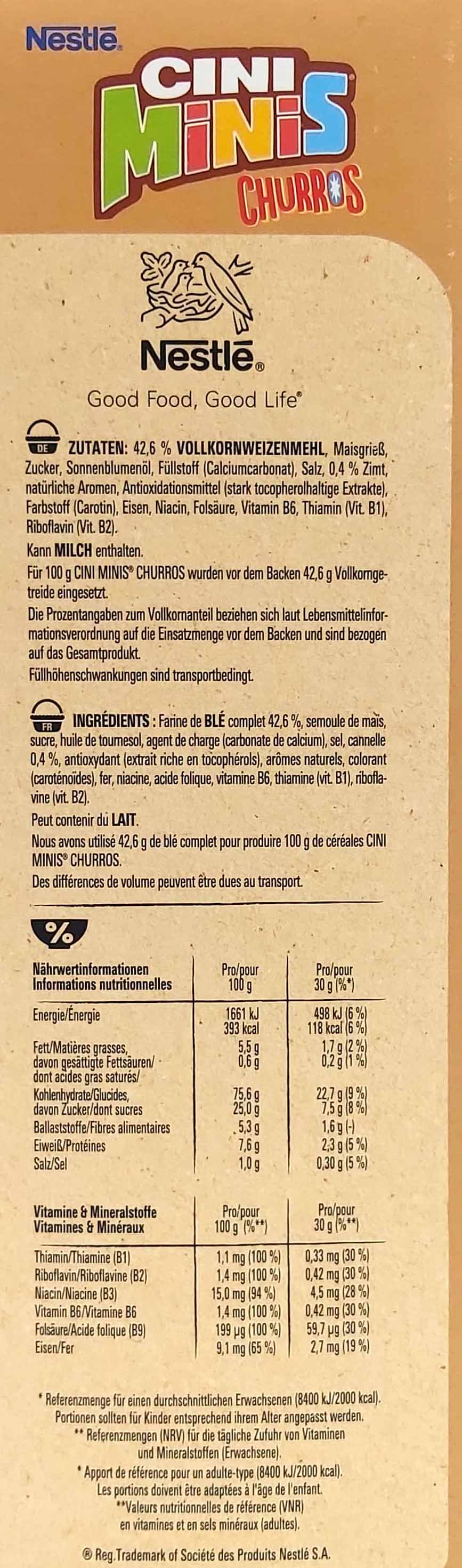 Nestle Cini Minis Churros 900g XXL-Pack MHD:30.6.25