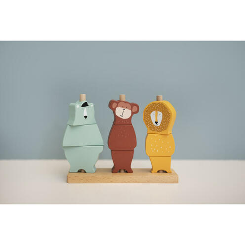 Puzzle Animaux à empiler en bois - TRIXIE
