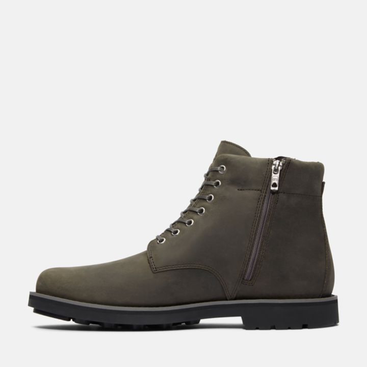 Bota Alden Brook com zíper lateral para homem, na cor cinza.