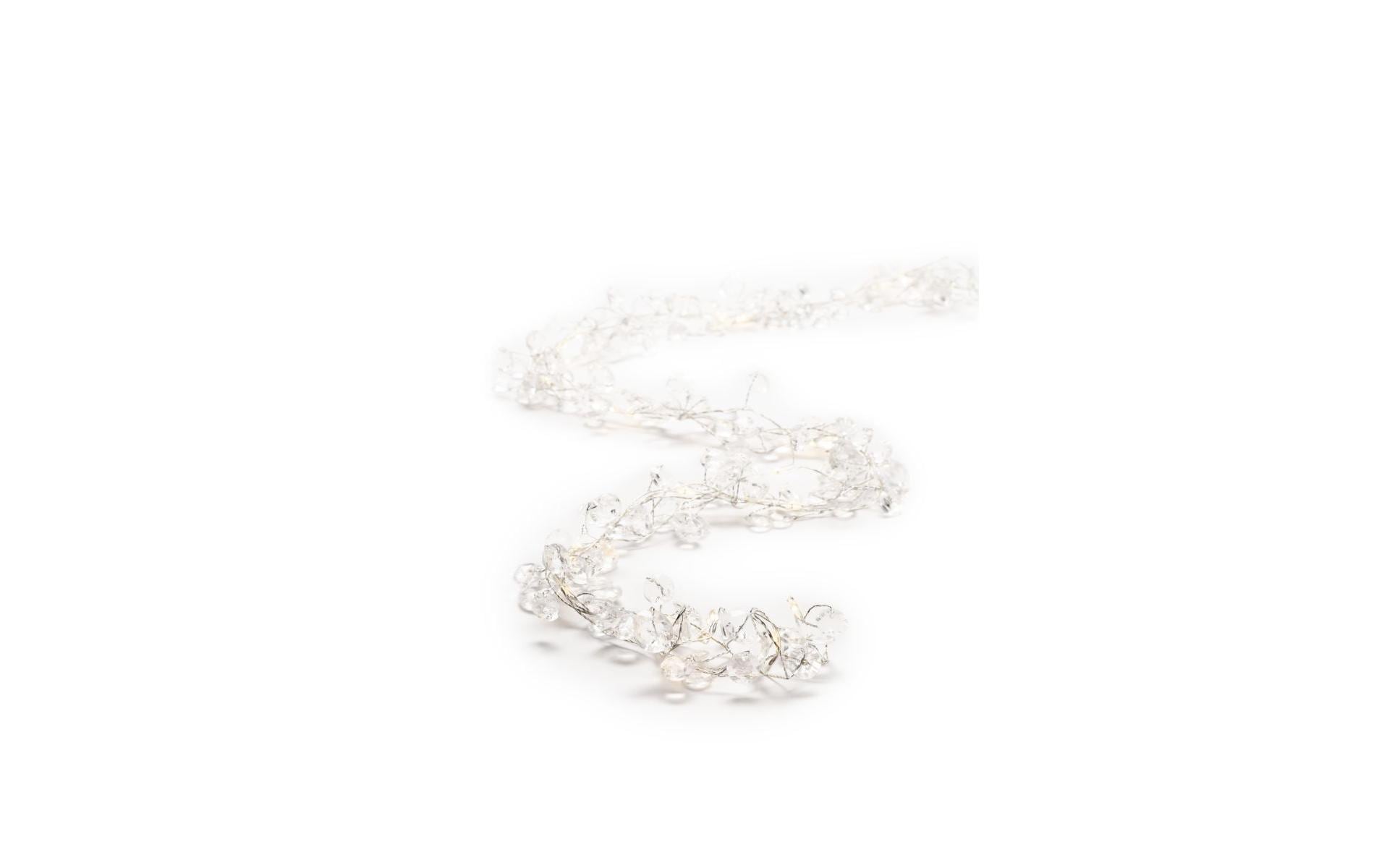 LED-Lichterkette Silver Jewels, 80 LEDs, 2 m, IndoorDekorative LED-Lichterkette