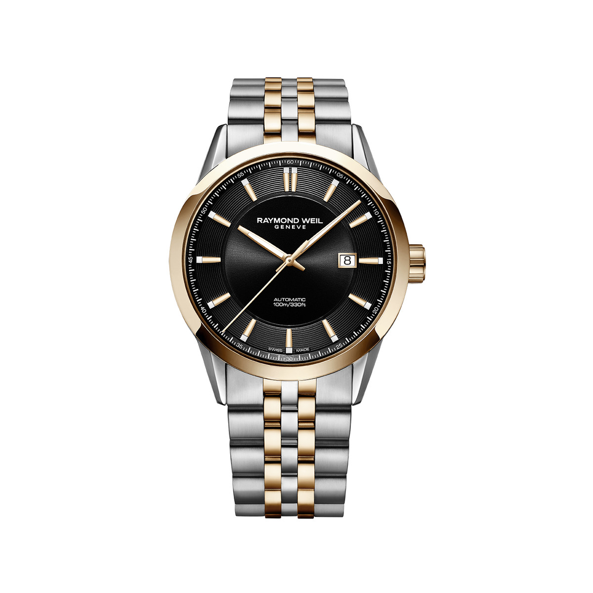 Montre Raymond Weil homme acier bicolore