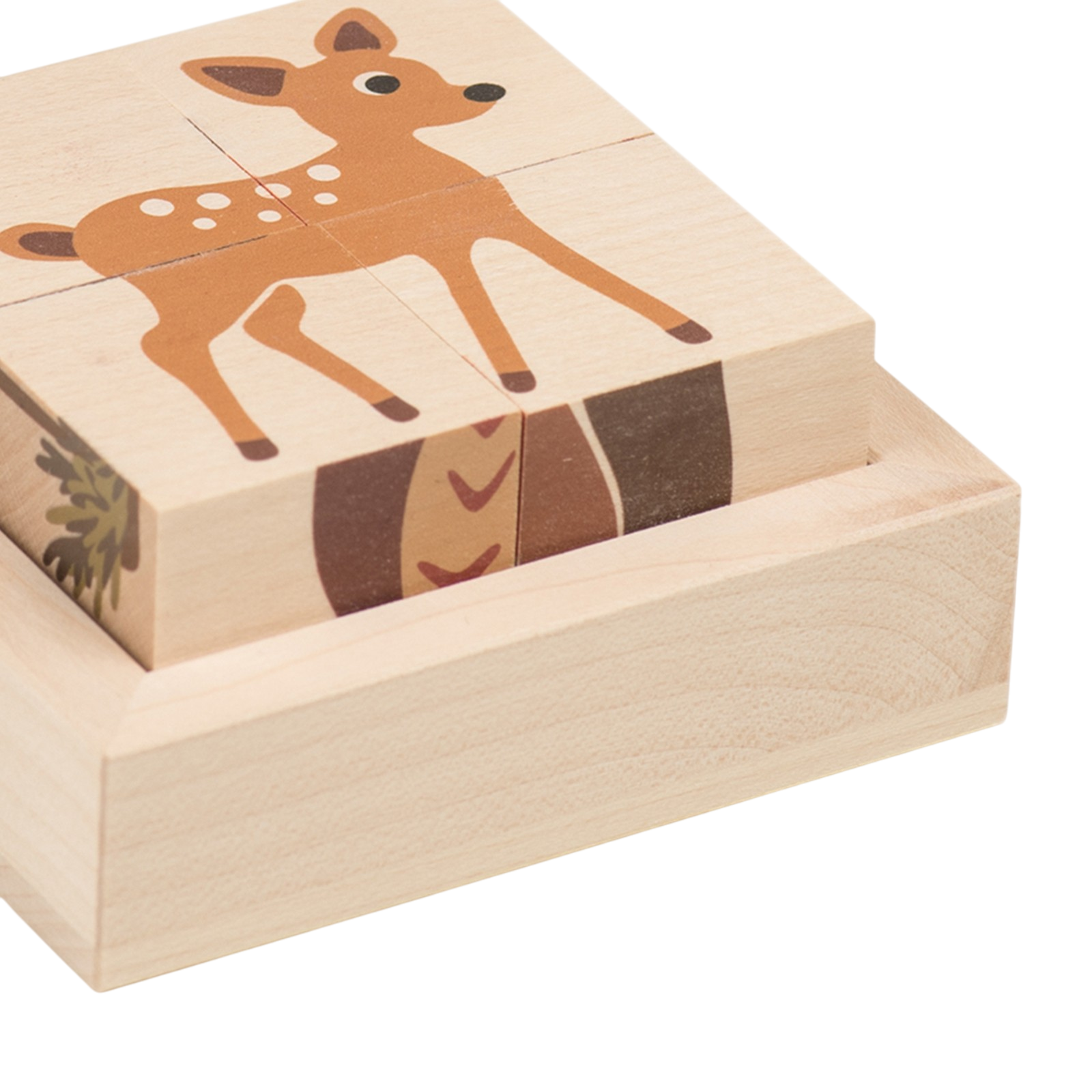 Würfelpuzzle Wald