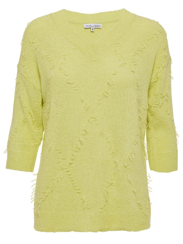 Pullover Fransenraute