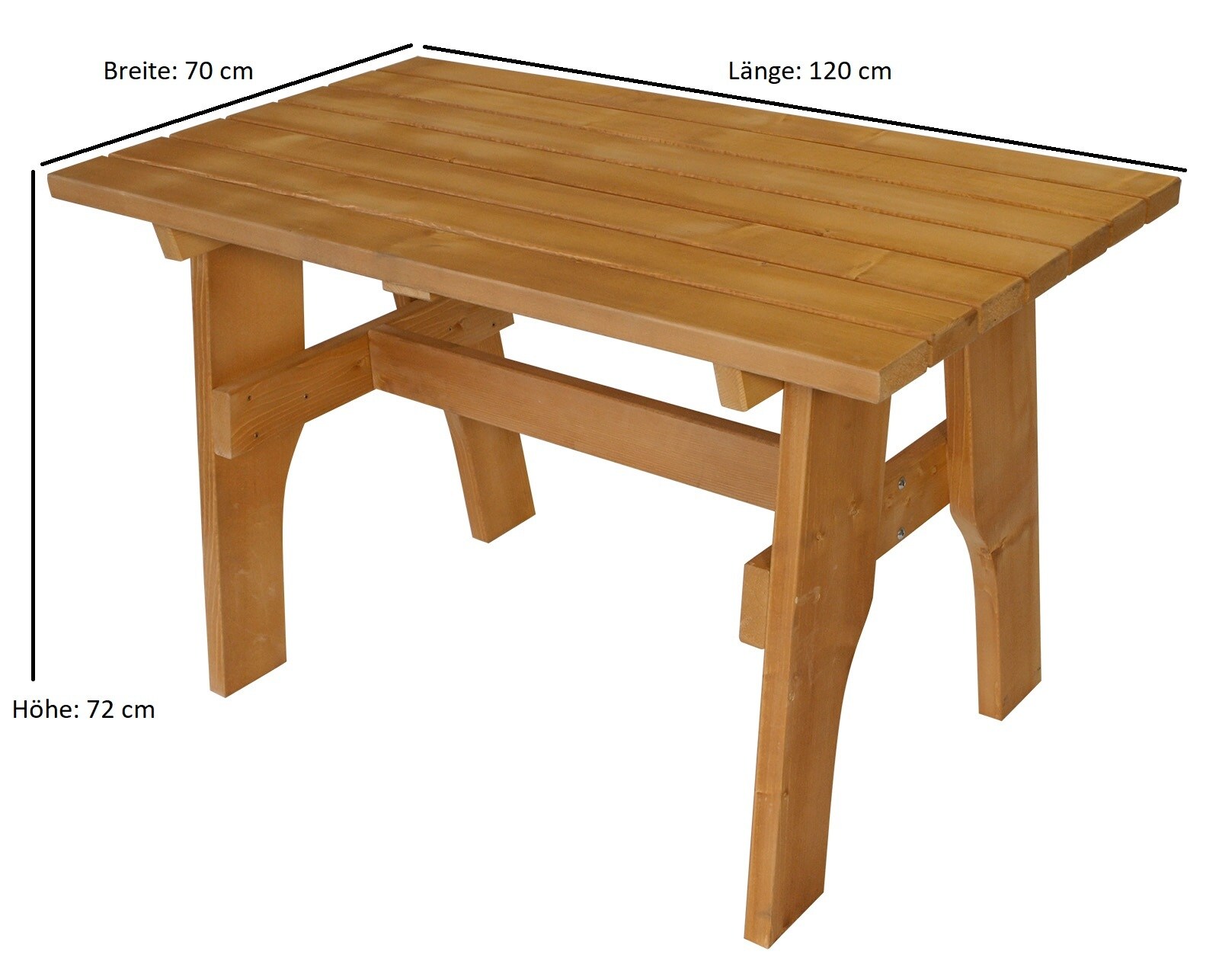 DEGAMO Garnitur FREITAL 3-teilig 120cm, Kiefer