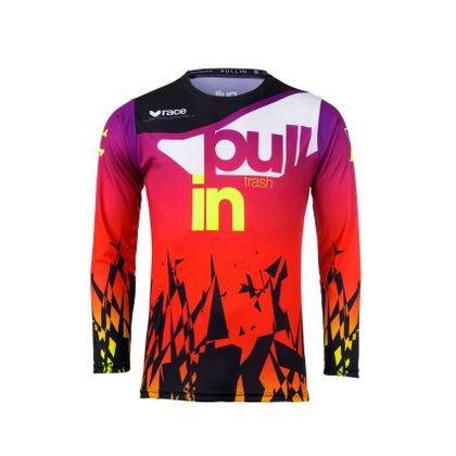 Maillot cross Pull-in TRASH ENFANT - Jaune