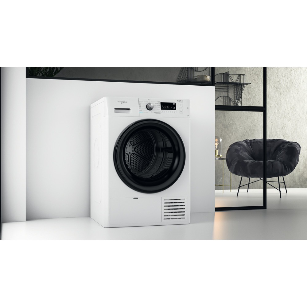Whirlpool warmtepomp droogkast FFTM1182BBER - 8 kg
