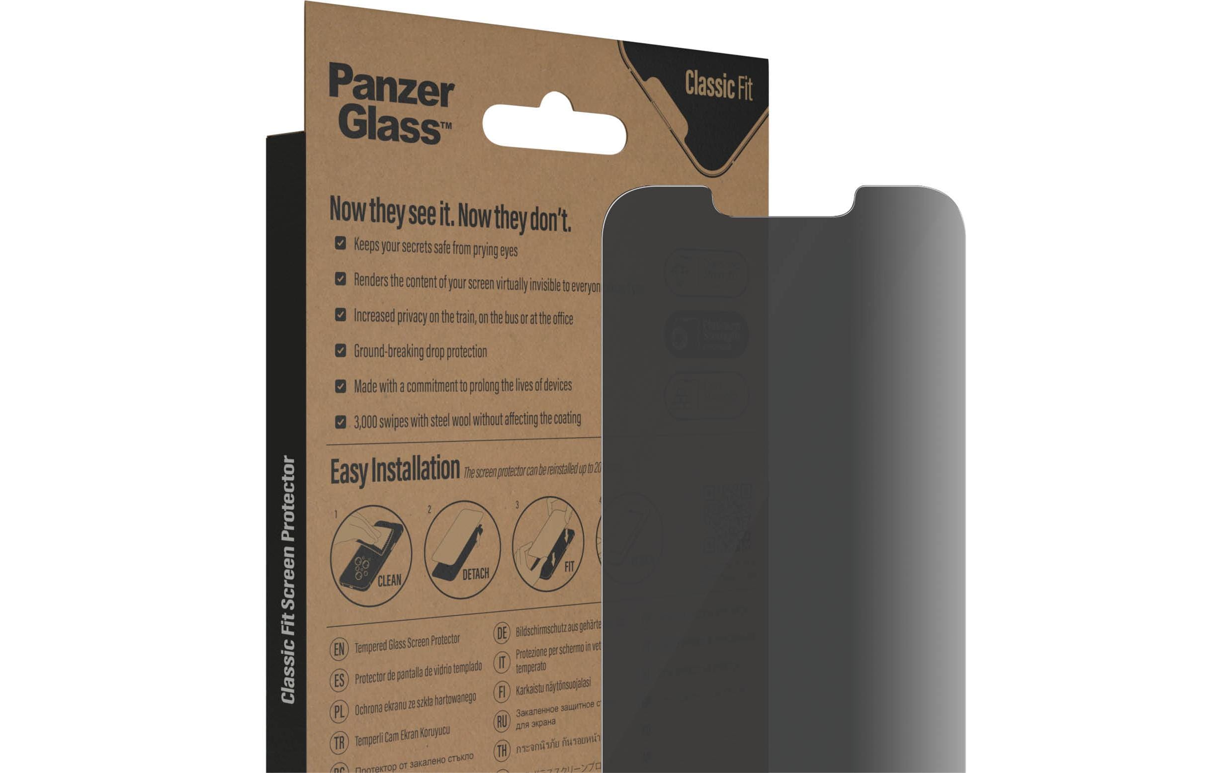Displayschutz Classic Fit Privacy iPhone 13/13 Pro/14Display-Schutzfolie für das Apple iPhone 14/iPhone 13/iPhone 13 Pro