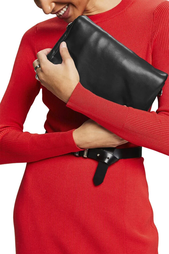 Esprit F_PaddedFlapBag Black