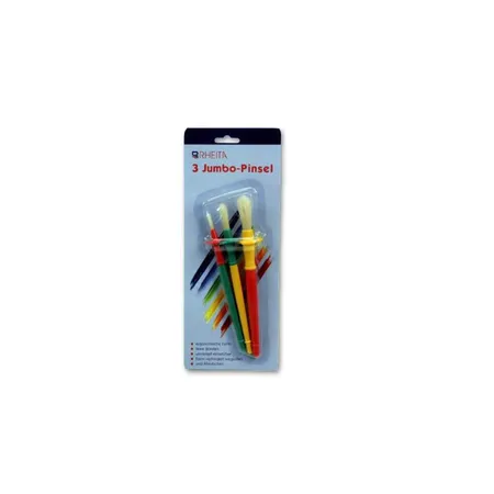 Rheita Jumbo-Pinsel in ergonomischer Form, 3 Stück