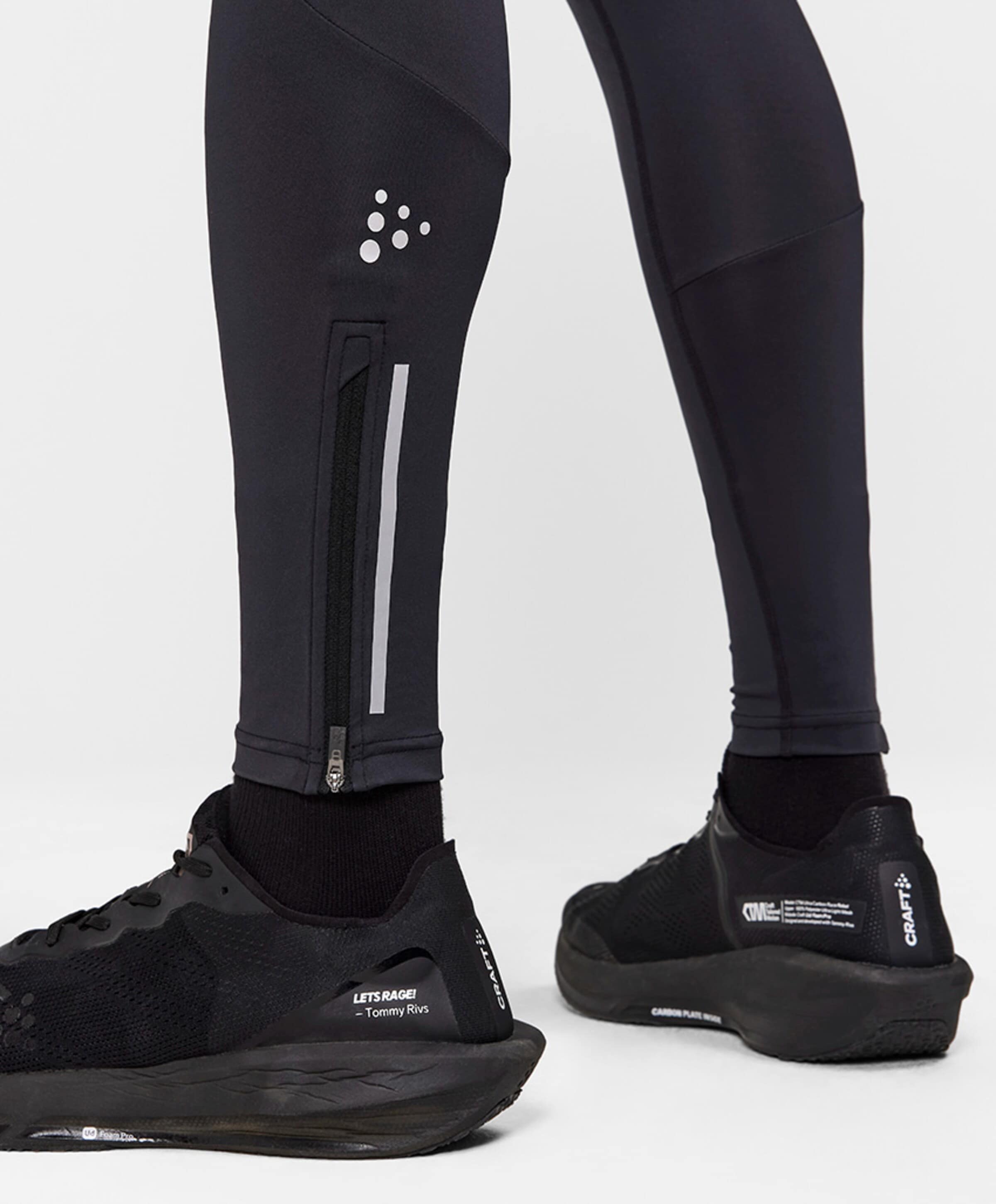 Craft ADV ESSENCE ZIP tights 2 M heren tights zwart