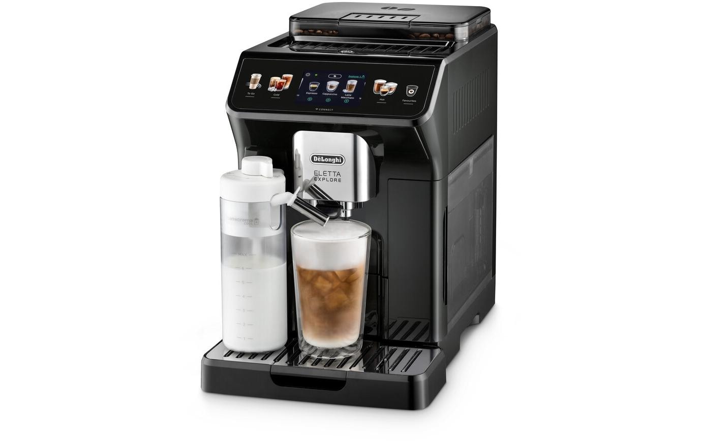 Kaffeevollautomat Eletta Explore ECAM450.65.G Schwarz<br>Kaffeevollautomat mit Cold Brew Funktion