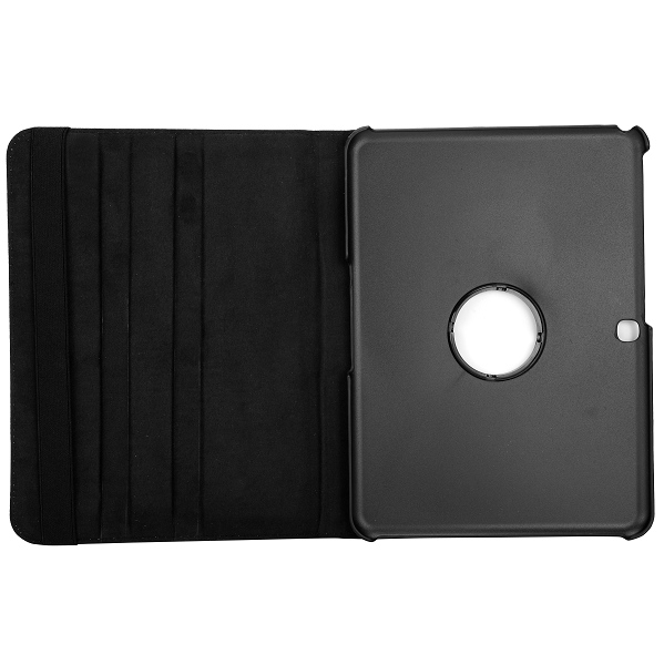 Samsung Galaxy Tab 4 10.1 Flipcase Hülle Ledertasche - Schwarz