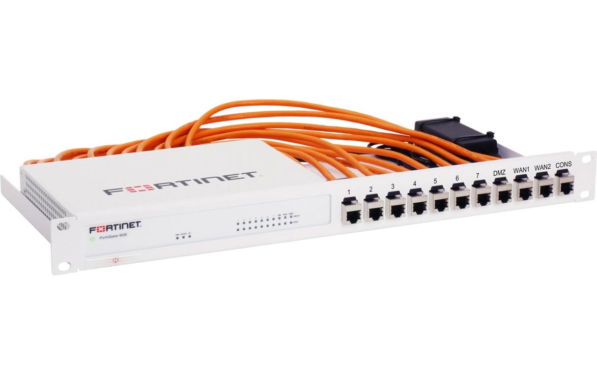 Rackmount Kit RM-FR-T10i für FortiGate 70G/70F/60E-F<br>Räumen Ihr 19-Zoll-Rack auf und erhöhen die Zuverlässigkeit Ihres Geräts