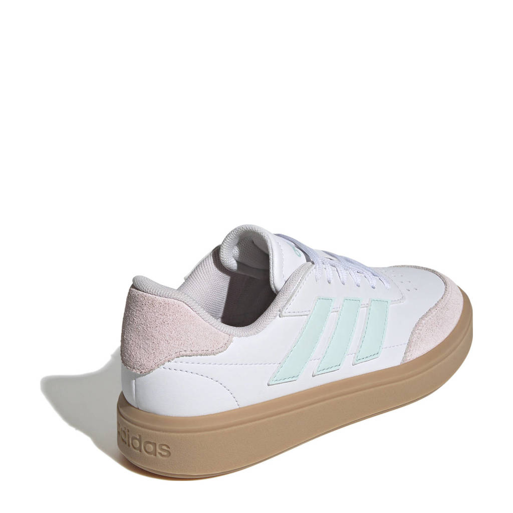 adidas Courtblocksneakers wit/lichroze/gum