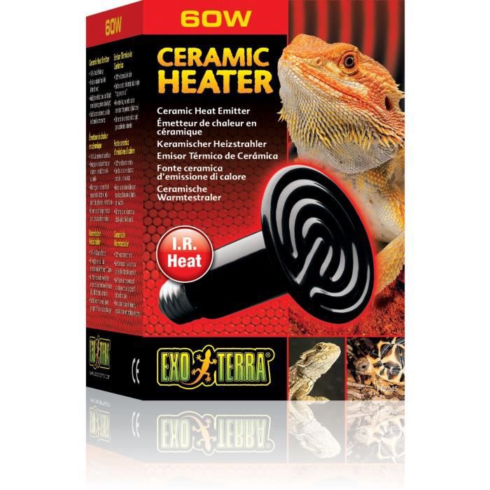 Lâmpada para aquecedor cerâmico EXO TERRA 60W - Para répteis
