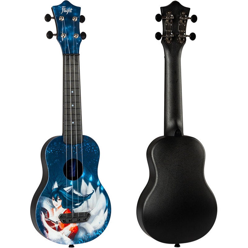 Flight Ultra Travel Series UTS-42 Kumiho kunststof sopraan ukelele met hoes