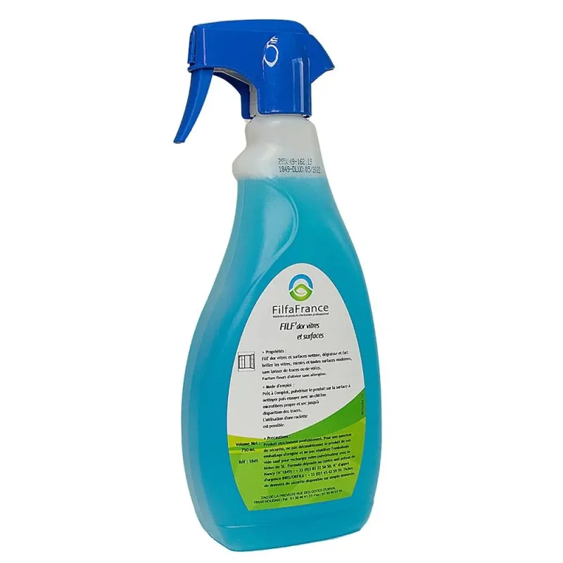 FILFA FRANCE - Nettoyant vitres et surfaces - Parfum fleurs d'olivier - 750ml